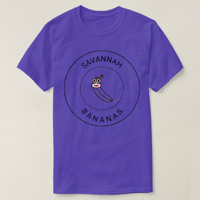 Camiseta Isto é bananas Savannah bananasgo (Frente do Design)