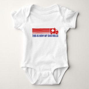 Camiseta Isto é como meu paramédico de Rolls EMT do pai