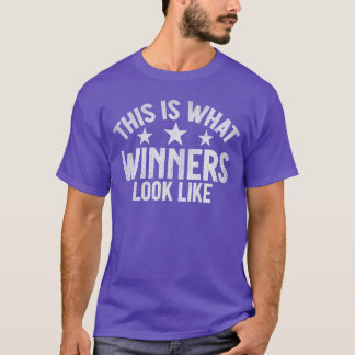Camiseta Isto é Como os Vencedores Parecem Ganhando Jogo Pa