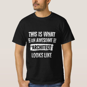 Camiseta Isto É Como Um Arquiteto Fantástico Se Parece