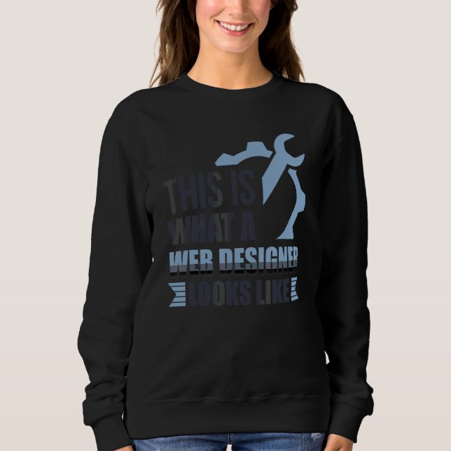 Camiseta Isto É Como Um Designer Web Se Parece Programa Css (Frente)