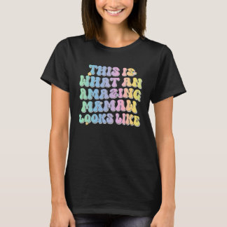 Camiseta Isto É Como Uma Incrível Mamaw Se Parece Groovy Co