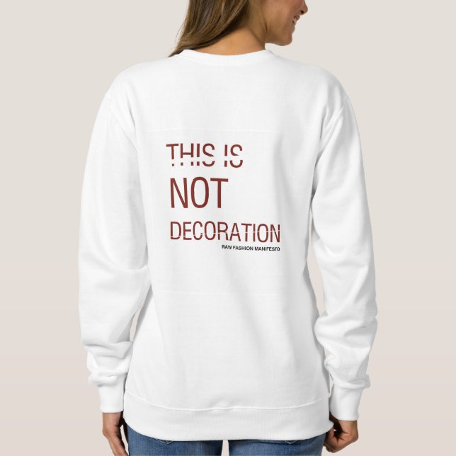 CAMISETA ISTO É DECORAÇÃO (Verso)