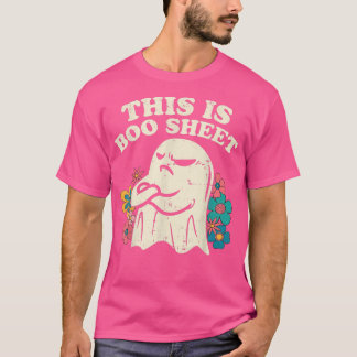Camiseta Isto É Folha de Boo Divertida Espiritual Groovy