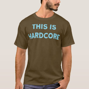 Camiseta Isto é Hardcore azul