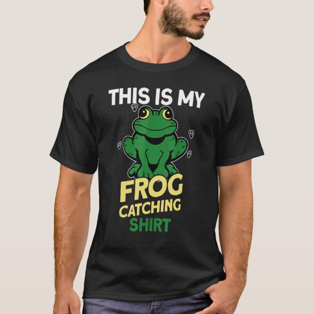Camiseta Isto é meu pegar sapo 1 (Frente)