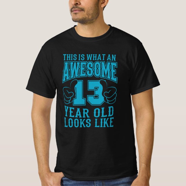 CAMISETA ISTO É O ANO INCRÍVEL DE 13 DE 13 ANOS (Frente)