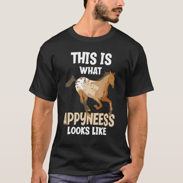 Camiseta Isto É O Que A Apidez Parece Engraçada Appaloosa H (Frente)