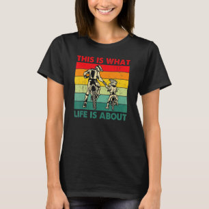 Camiseta Isto É O Que A Vida É Sobre A Motocross B Do Dia D