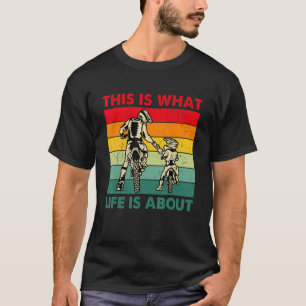 Camiseta Isto É O Que A Vida É Sobre A Motocross B Do Dia D