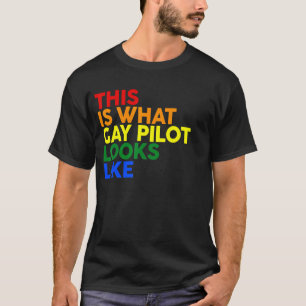 Camiseta Isto É O Que O Piloto De Gay Parece Com A Chuva De