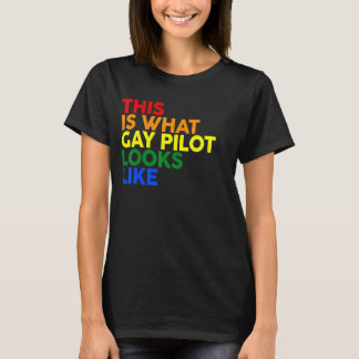 Camiseta Isto É O Que O Piloto De Gay Parece Com A Chuva De