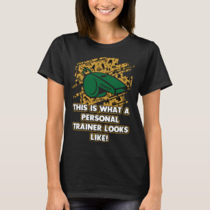 Camiseta Isto É O Que O Treinador Pessoal Parece Ser Malhaç