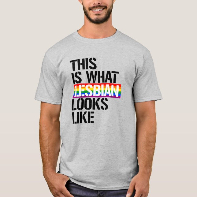 Camiseta Isto é o que significa ser Lésbica (Frente)