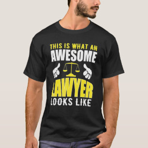 Camiseta Isto É O Que Um Advogado Incrível Parece Vintage