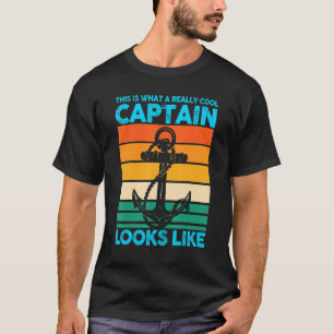 Camiseta Isto É O Que Um Capitão Muito Legal Parece Um Barc