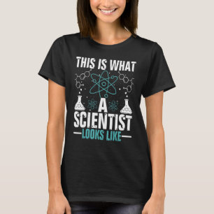 Camiseta Isto É O Que Um Cientista Se Parece Com Ficheiros 