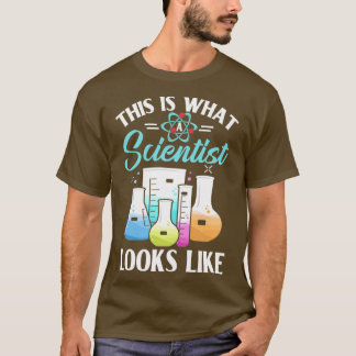 Camiseta Isto É O Que Um Cientista Se Parece Com Ficheiros
