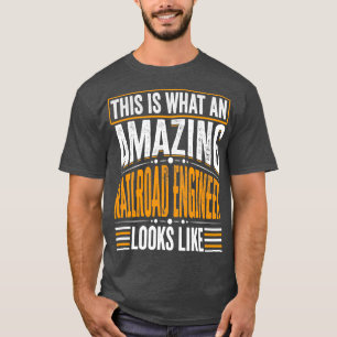 Camiseta Isto É O Que Um engenheiro De Caminho De Ferro Inc