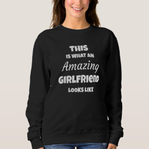 Camiseta Isto é o que um namorada incrível se parece com Pr