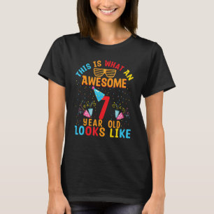 Camiseta Isto É O Que Uma Criança Incrível De 7 Anos Parece