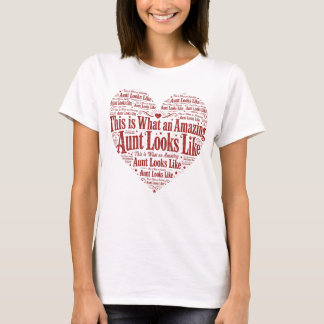 Camiseta Isto É o Que Uma Tia Incrível Parece