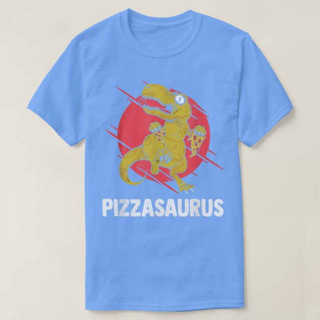 Camiseta Isto É Pizza Pizzasaurus Dino 32525569 (Frente do Design)