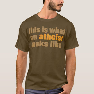 Camiseta Isto é que ateu olha como