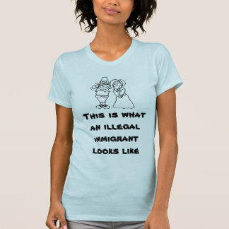 Camiseta Isto é que imigrante ilegal olha como