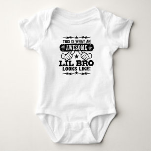 Camiseta Isto é que irmão mais novo impressionante olha