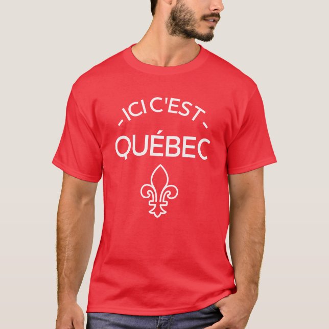 Camiseta Isto é Quebec City amigos (Frente)