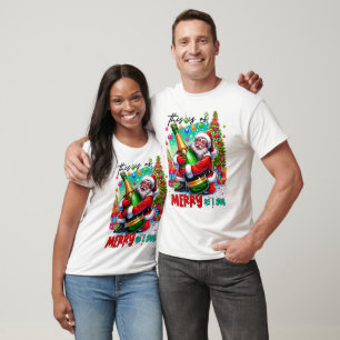 Camiseta Isto É Tão Alegre Quanto Eu Fico – Papai Noel com