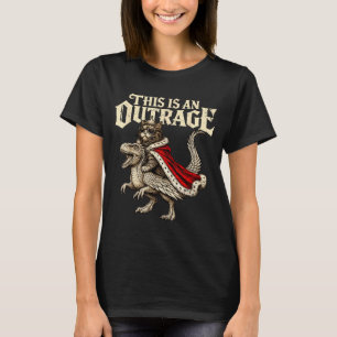 Camiseta Isto é um absurdo divertido princesa gato donut ou