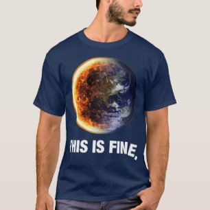 Camiseta Isto É Um Bom Aquecimento Global Da Terra