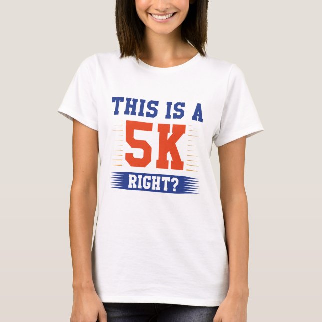 Camiseta Isto É Um Direito De 5 K (Frente)