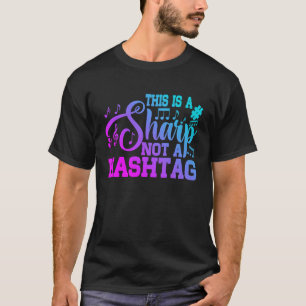 Camiseta Isto É Um Sharp Não Um Hashtag