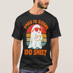 Camiseta Isto É Uma Brincadeira De Boas Folhas De Halloween