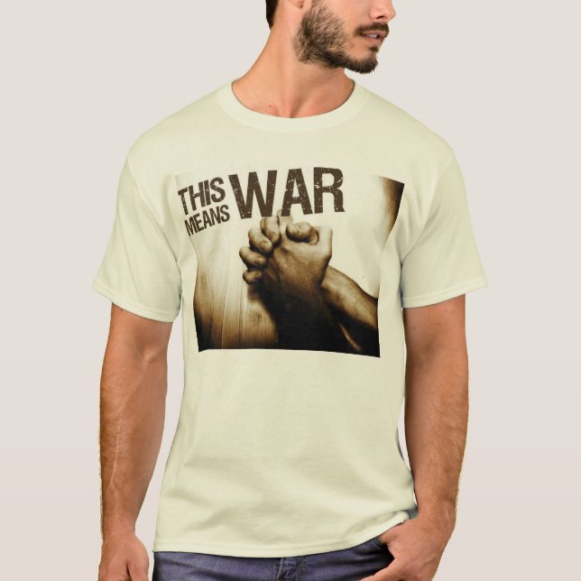 CAMISETA ISTO SIGNIFICA A GUERRA (Frente)