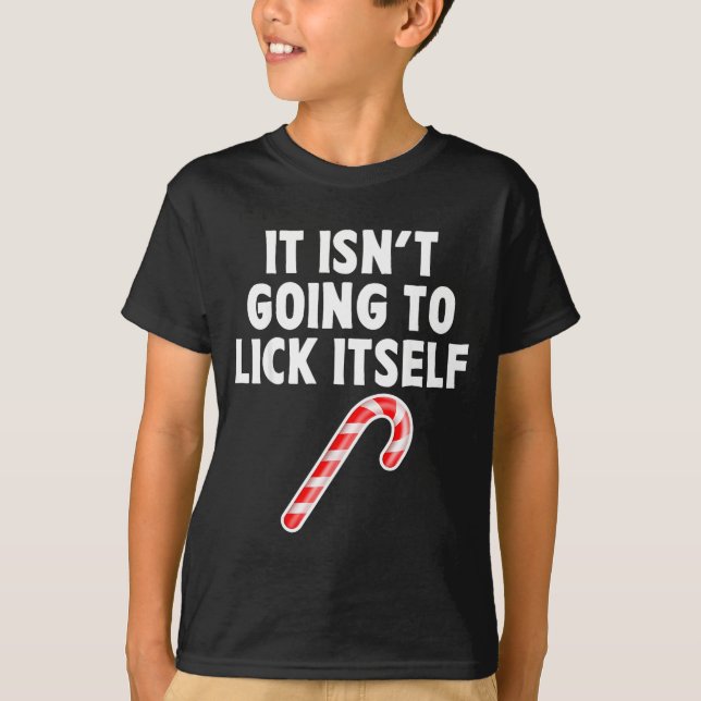 Camiseta It Isnt Going To Itself Candy Cane Christmas Coupl (Frente)