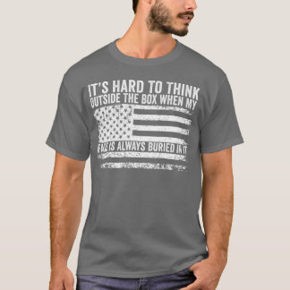 Camiseta It’s Hard To Think Outside The Box When My Face Is