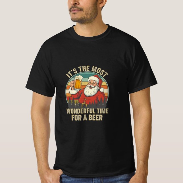 Camiseta it´s the most wonderful time for a beer (Frente)