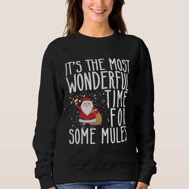 Camiseta It s The Most Wonderful Time For Some Mules Christ (Frente)