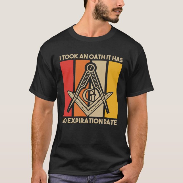 Camiseta It Took An Oath Masonic Master Square And Compass  (Frente)