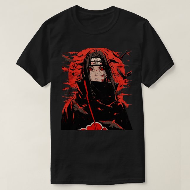 Camiseta itachi 3 (Frente do Design)