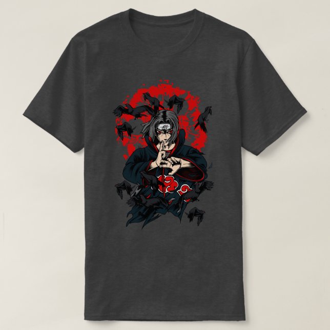 Camiseta Itachi Genjutsu Fanart (Frente do Design)