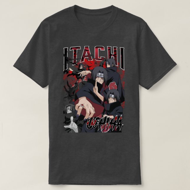 Camiseta itachi uchiha (Frente do Design)