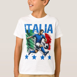 Camiseta Italia 4 Star Soccer
