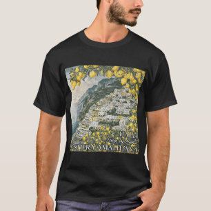 Camiseta Itália Amalfi Coast Lemon Souvenier Italia