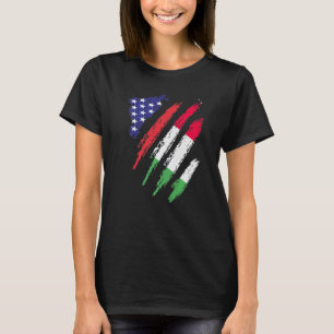 Camiseta Itália American Grown Flag USA Patriot Heritage Mo