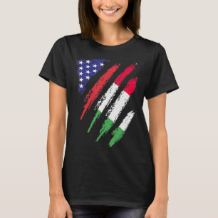 Camiseta Itália American Grown Flag USA Patriot Heritage Mo